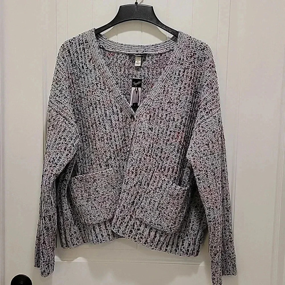 Supplies Confetti Knit Cardigan Button Front Sweater Size XL - Picture 8 of 8